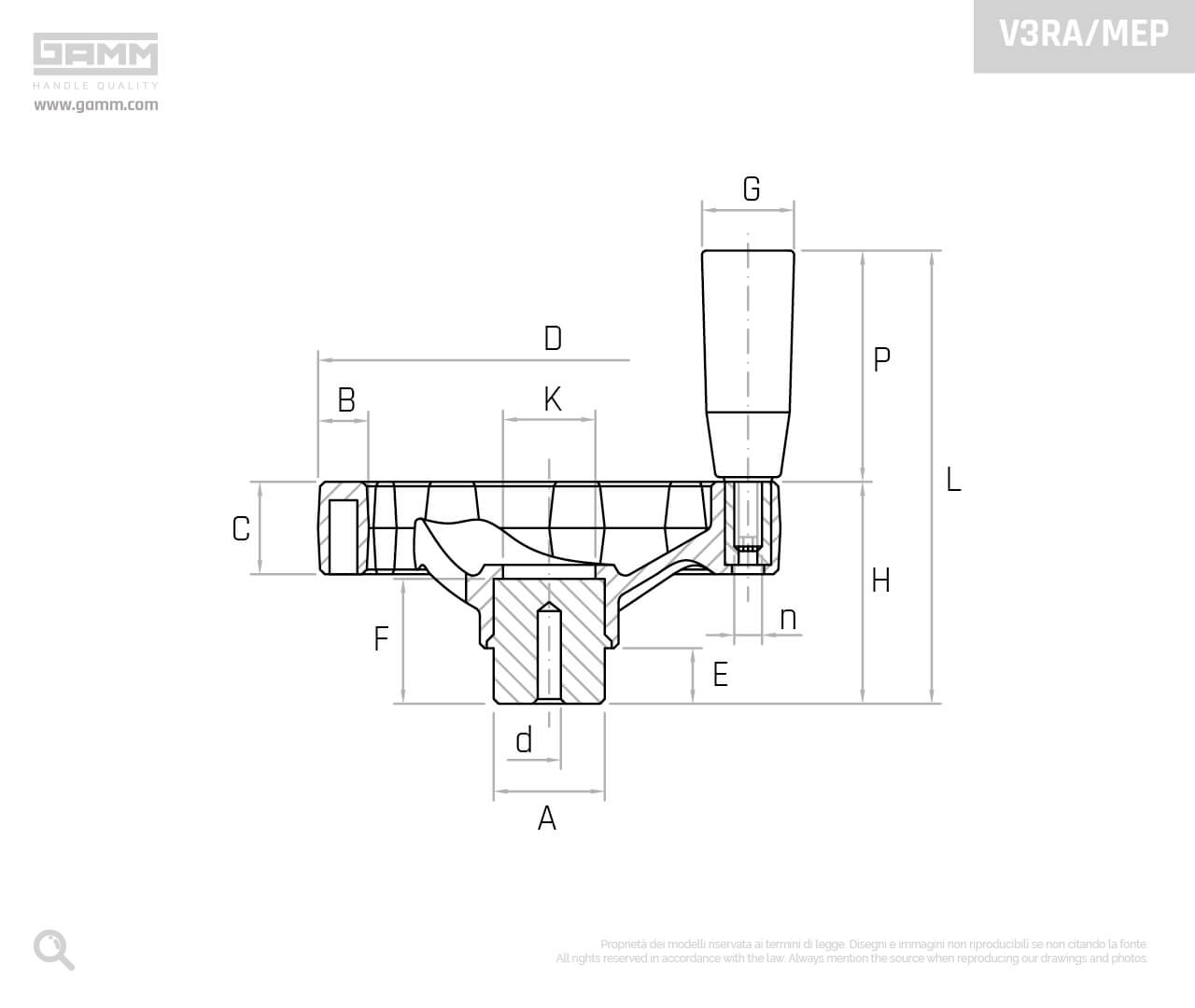 V3RA MEP disegno volantini di manovra GAMM