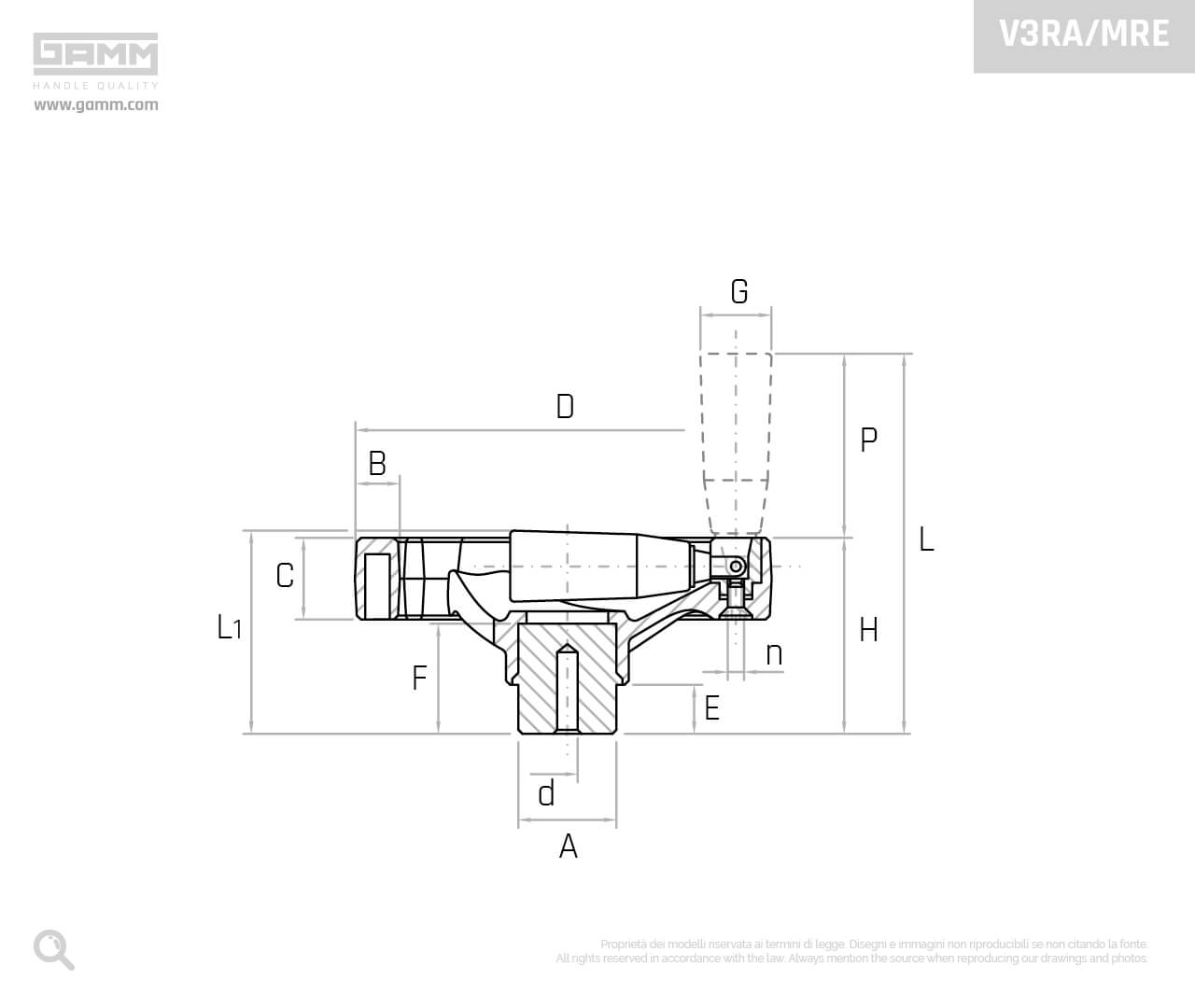 V3RA MRE disegno volantini di manovra GAMM