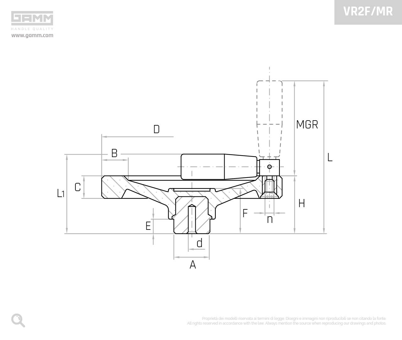 VR2F MR disegno volantini di manovra GAMM