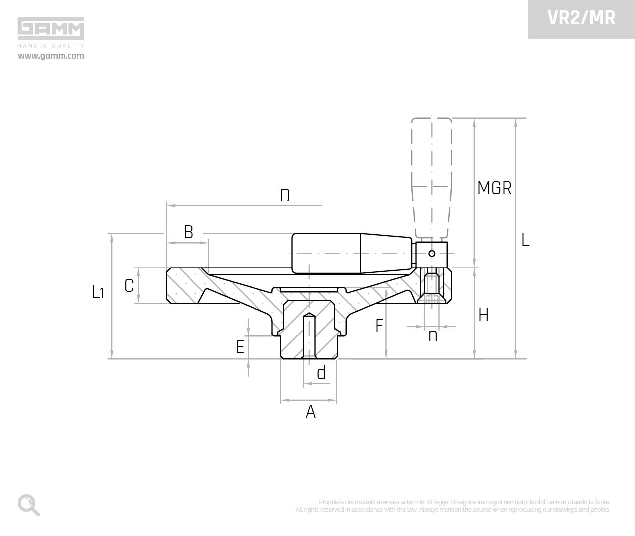 VR2 MR disegno volantini di manovra GAMM