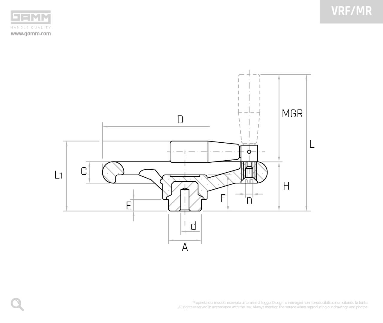 VRF MR disegno volantini di manovra GAMM