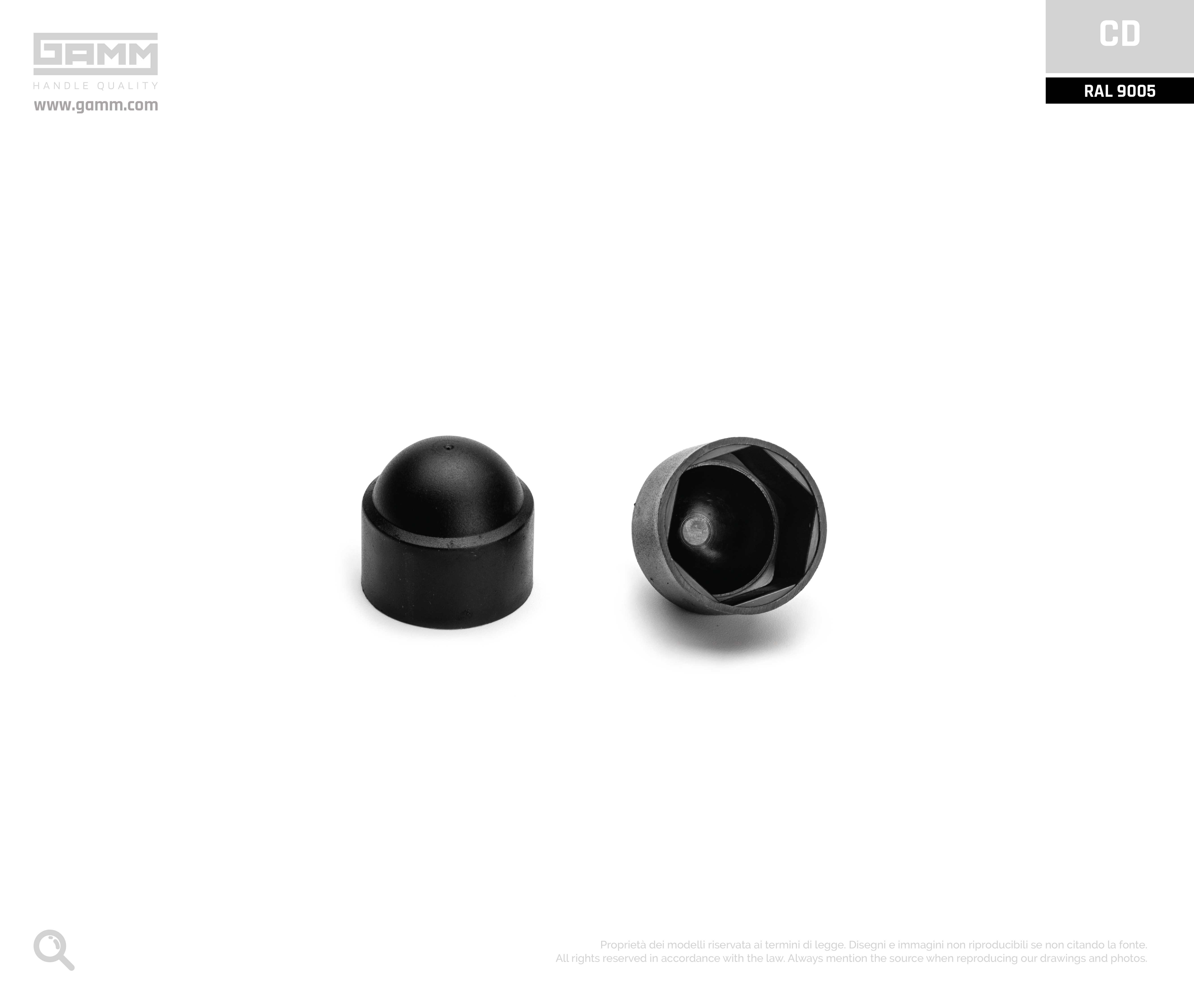 CD RAL9005 prodotto protezioni in plastica GAMM CD RAL9005 prodotto protezioni in plastica GAMM