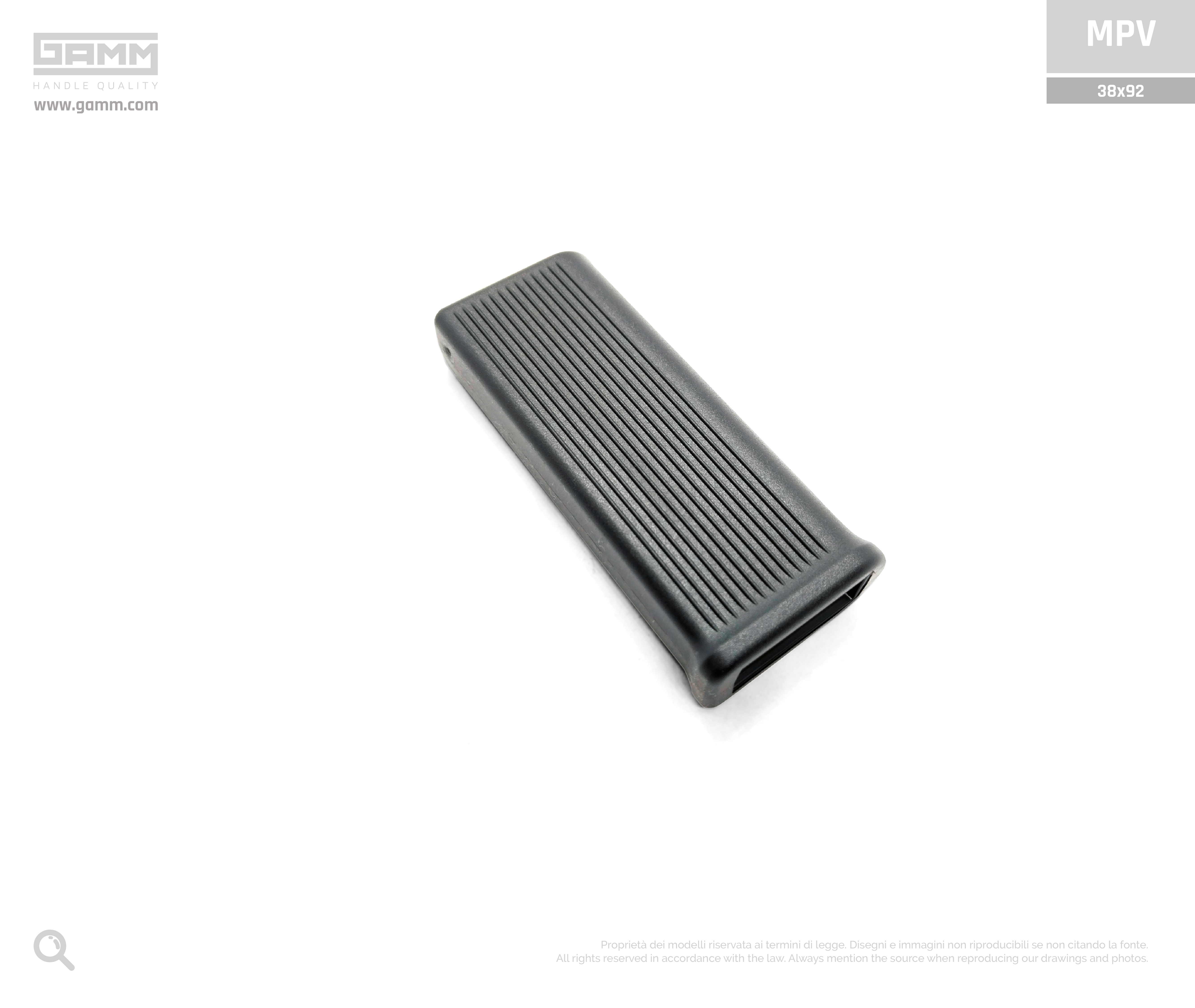 MPV 38x92 prodotto manopole in PVC GAMM 1 MPV 38x92 prodotto manopole in PVC GAMM 1