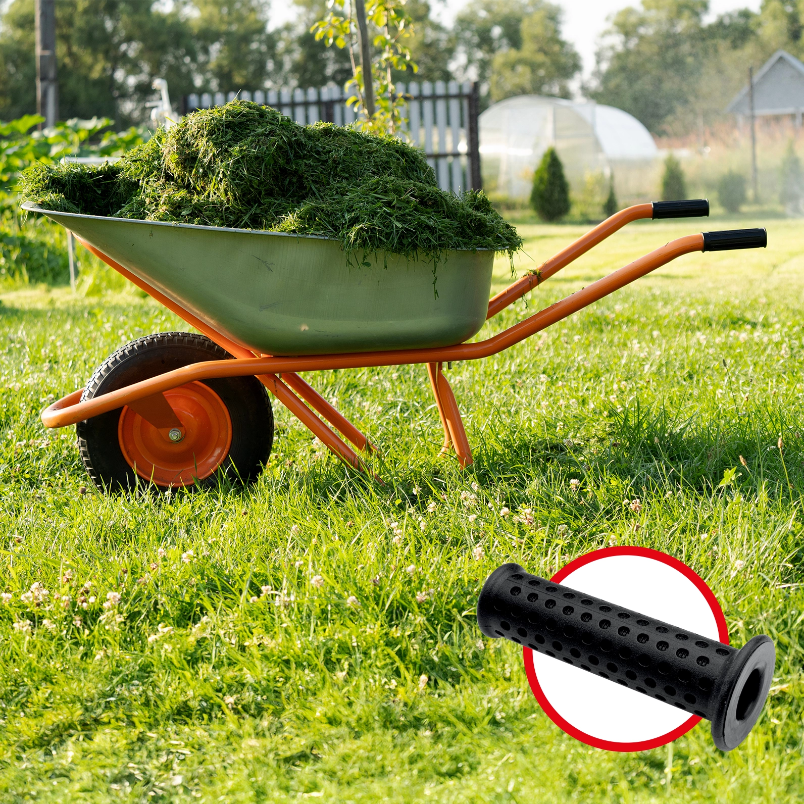 manopole pvc per carriole